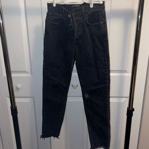 Black denim forum jeans Yoko High rise Slim